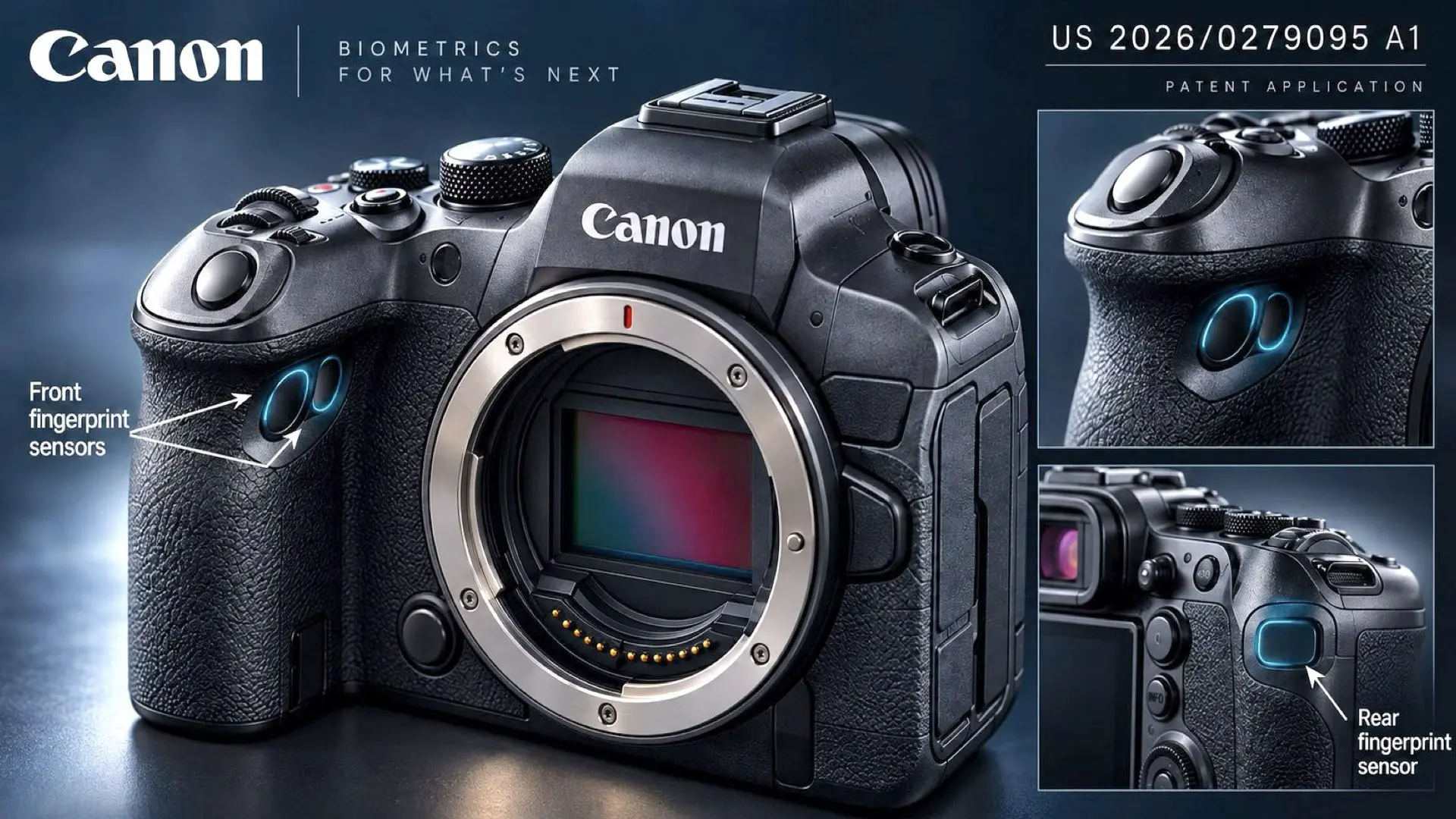 Canon's new patent: ELECTRONIC APPARATUS: A rendered mockup