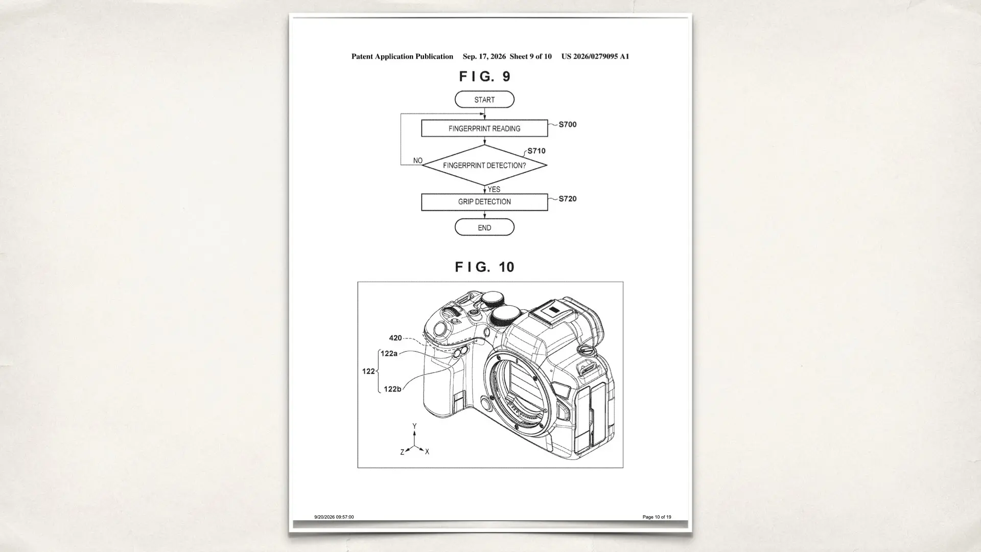 Canon's new patent: ELECTRONIC APPARATUS